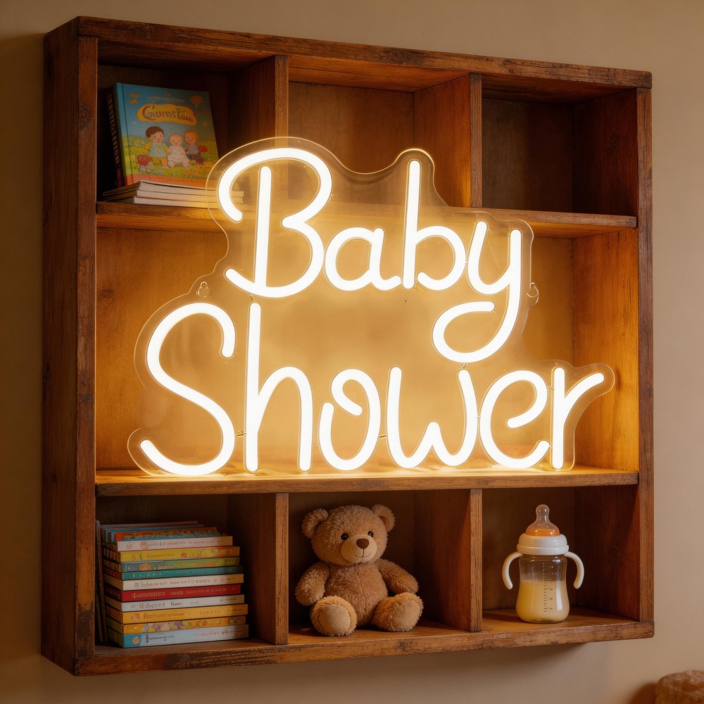 Letreiros de Neon LED para Chá - Baby Nursery Wall Lights avaliação e preço