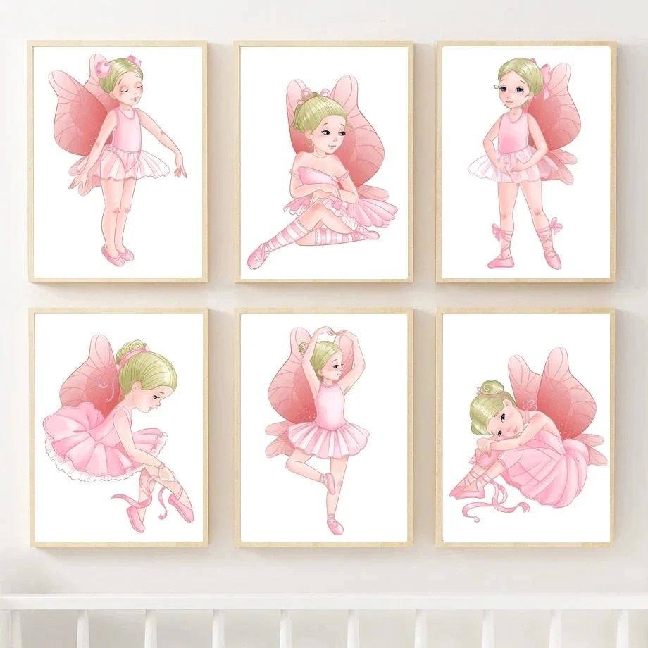 Arte de parede para quarto de  - Baby Nursery Decor Girl avaliação e preço