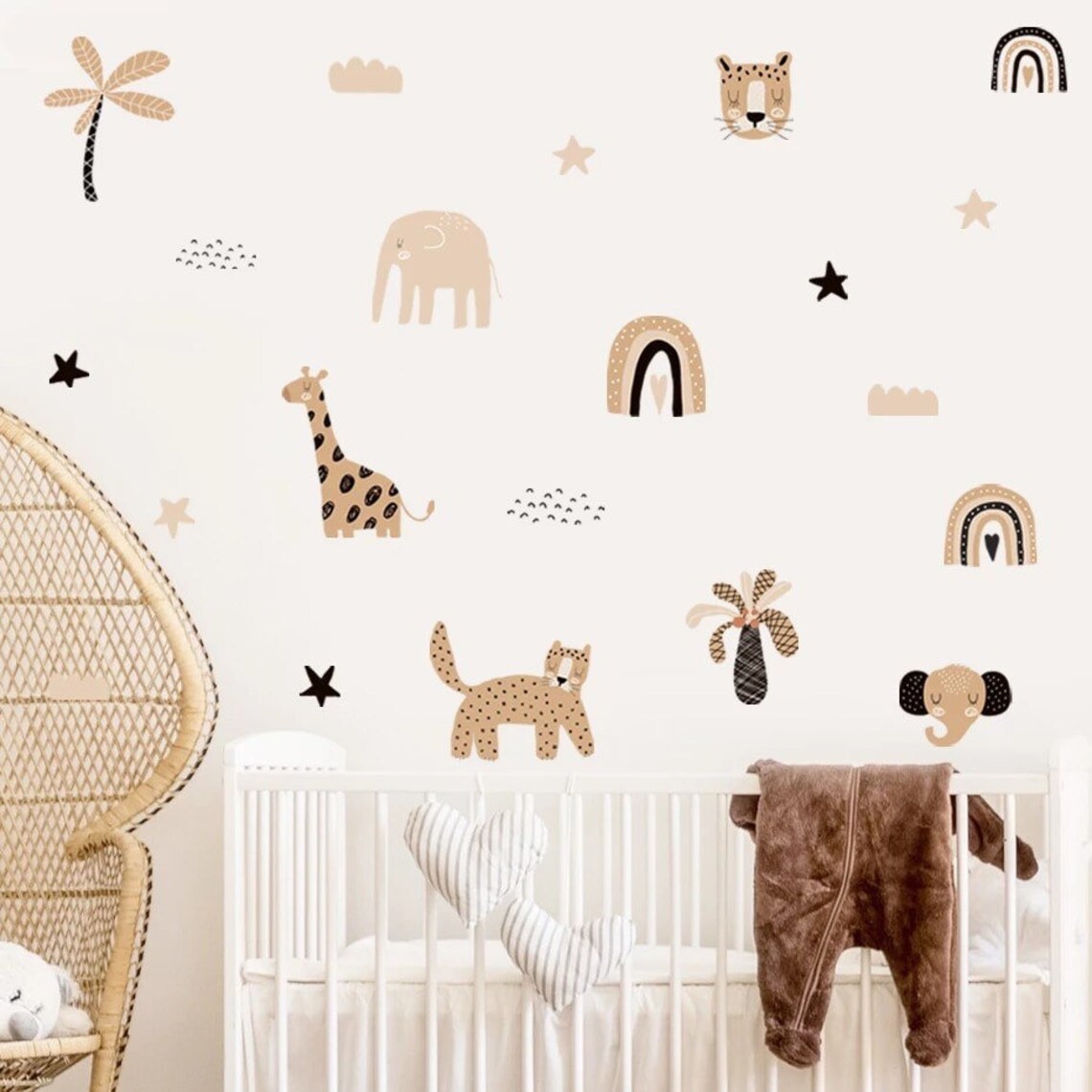 Adesivos de Parede Boho com Ar - Baby Nursery Decor Girl avaliação e preço